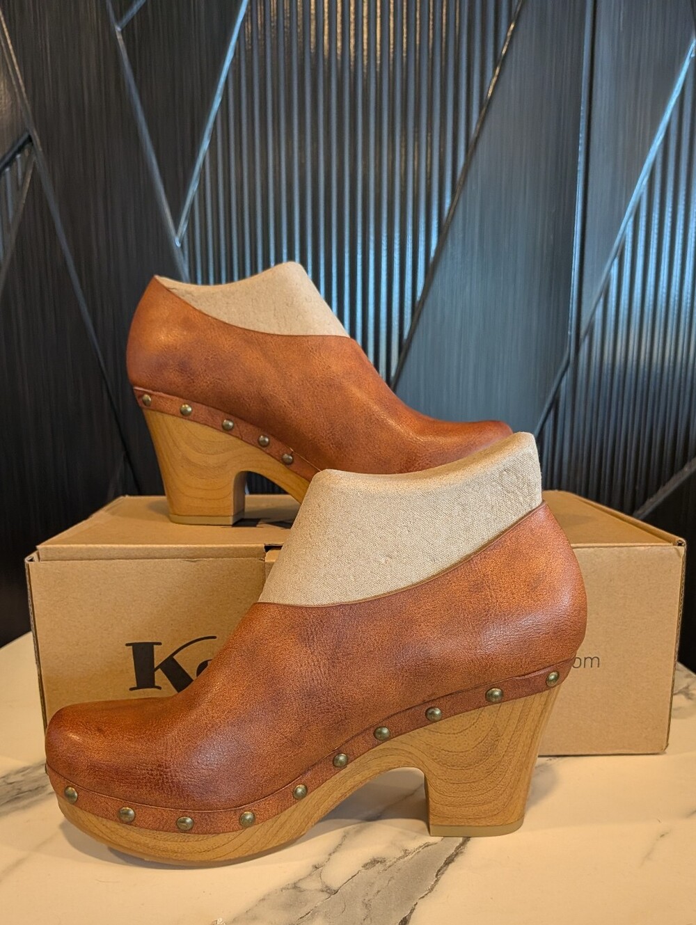 KORKS Arielle D'Orsay Clog Booties - Women - Picture 7 of 14